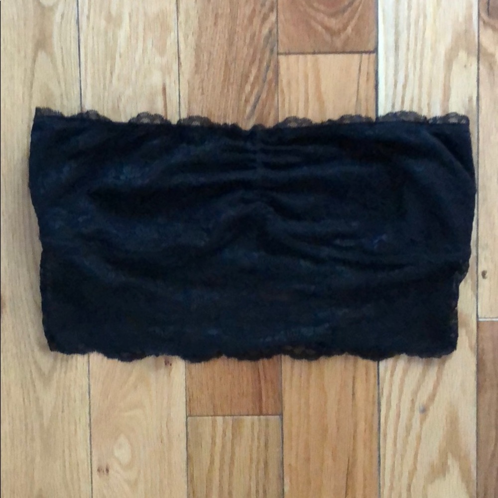 American Eagle Black Lace Bandeau